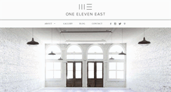 Desktop Screenshot of oneeleveneast.com